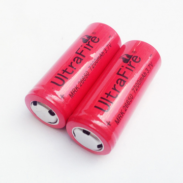 26650锂电池Q5 T6手电筒7200毫安超高容量超长续航3.7V可充电