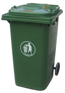 360升全新料加厚环卫塑料垃圾桶.小区户外环卫塑料垃圾桶.