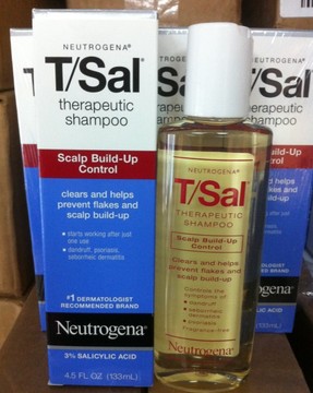 美国Neutrogena露得清T-Sal去屑止痒洗发水133ml 含3% BHA水杨酸