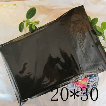 PE20*30*13丝黑色不透光自封袋 加厚密封袋 防光塑料袋 100个价