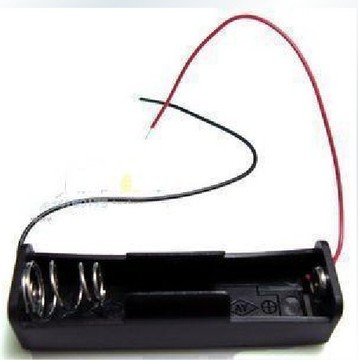 带线电池盒可装锂电池1节18650带线电池盒/2节16340带线电池盒