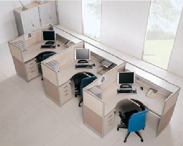 广州办公屏风/隔断 屏风电脑办公桌组合 工作位 卡座 员工桌 简约