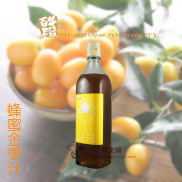 Chyuan Fa台湾原装进口《泉发蜂蜜》温喉润肺纯酿蜂蜜金枣汁600g