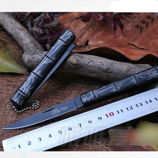 蒙地卡罗 竹节刀 创意刀 锋利精美 户外折叠刀具 水果刀 正品军刀