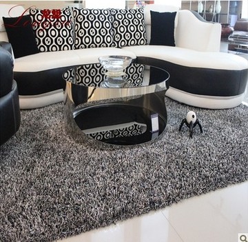 16夏季特价韩国丝亮丝地毯高档加密客厅茶几卧室地毯 地垫 可定制