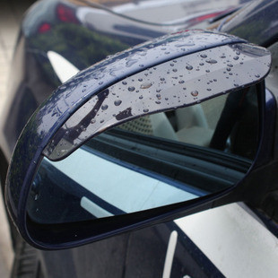 通用型 汽车倒车后视镜雨眉 雨雪天遮雨挡 正宗3M背胶 2片装