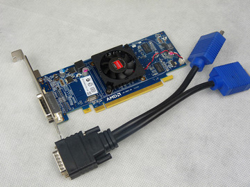 正品 戴尔/DELL ATI HD5450 512M显卡 PCI-E 送转接线 支持双显示
