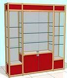 扬州样品展示精品柜台 精品展柜 展示架 玻璃货架 槽板货架.