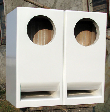 全频发烧 迷宫音箱 空箱HIFI 4寸6.5寸白色 黑色烤漆 组装