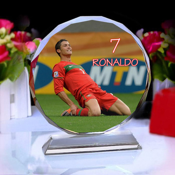 足球球迷礼品 卡卡c罗梅西海报照片影像制作 生日礼物创意送男生