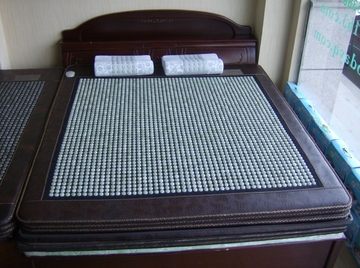 康泰缘正品锗石床垫玉石床垫双温双控加热磁疗托玛琳床垫岫岩玉