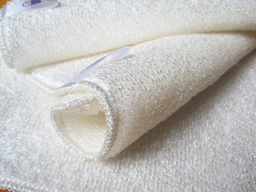 韩国天然竹纤维洗碗巾 去油抑菌去异味◆厨房清洁抹布18*16 W