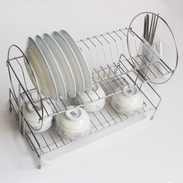 欧尔雅 厨房置物架厨房收纳碗架 沥水架 碗碟架厨房用品置物架层