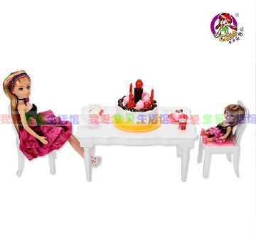 特价正品乐吉儿芭比娃娃仿真过家家玩具女孩最爱生日蛋糕礼物