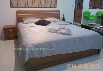 特价板式家具床一套现代简约时尚可定做上海地区免费送货上门安装