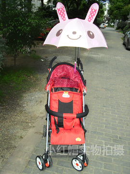 不锈钢防盗自行车防晒撑伞夹 婴儿推车伞夹 固定伞架