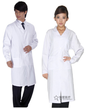透气白大褂 男女医师服护士服夏装加厚不加厚厚长袖医生服 实验服
