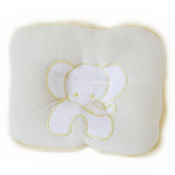 婴幼儿棉芯定型枕初生婴儿纠正偏头枕头可爱大象图案0-1岁