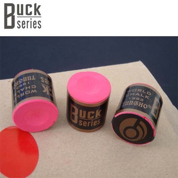 长好工业有限公司-斯诺克台球杆正品BUCK圆柱形巧克粉中合装-红色