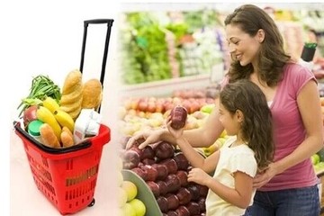 促销 出口塑料镂空篮子 手提篮 收纳篮 菜篮子 超市购物篮 超大号