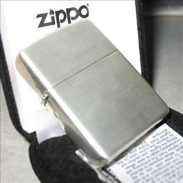 【保真】美国原装进口ZIPPO火机◆ 纯银加厚盔甲沙子 27号