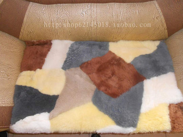 羊毛坐垫椅垫 沙发垫 坐垫 羊毛地毯飘窗垫 羊剪绒坐垫可定做