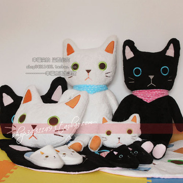 chocolatecat 超级可爱大猫咪 情侣猫 玩偶 抱枕 多款选