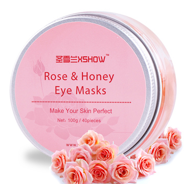 韩国正品 玫瑰蜜花瓣眼膜贴40片 滋养补水 改善黑眼圈细纹眼袋
