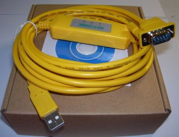 USB-XW2Z-200S 原装欧姆龙C系列PLC编程电缆  黄色智能型