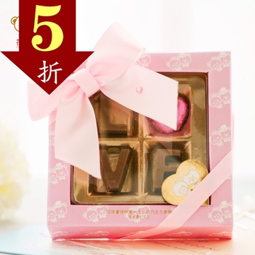秒杀包邮巧克力结婚喜糖批发上海盒装含糖包装糖果整箱包邮