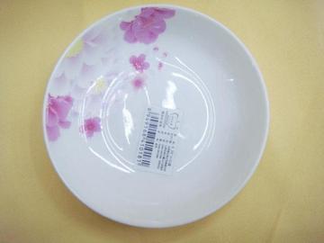 【滨海花语】4.25寸小口碟 碟子 微波炉 骨瓷 纯白 家用 陶瓷餐具