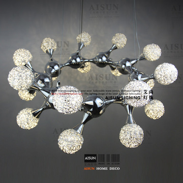 艾尚印象灯饰D62现代简约北欧创意艺术灯具客厅咖啡厅餐厅LED吊灯