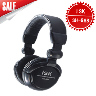 ISK SH-988 专业头戴式监听耳机 音乐鉴赏耳机 HIFI 录音 DJ监听