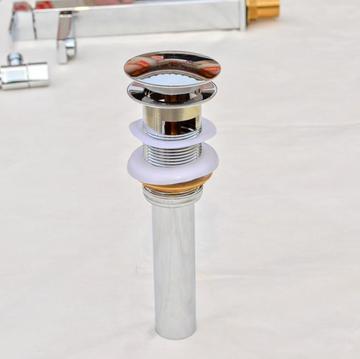 卡慕卫浴 卫生间 洗手盆 面盆 专用落水器 下水器 铜 蘑菇头弹跳