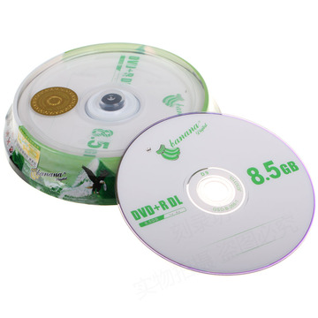 批发 正品香蕉D9刻录盘 DVD+R DL/8X/8.5G空白光盘10张/烧录光碟