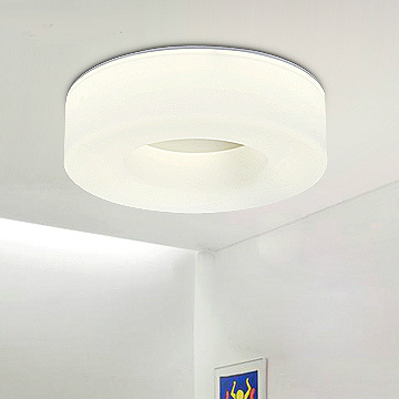 变光多效果LED卧室吸顶灯现代简约白色简洁卧室书房圆形灯饰灯具