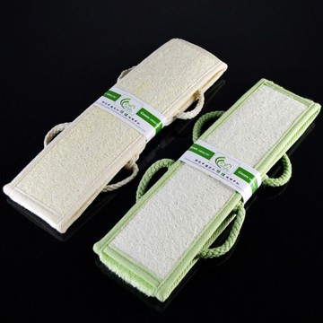 Green health丝瓜络搓澡巾 AAA级竹纤维沐浴用品搓背长条 搓背巾