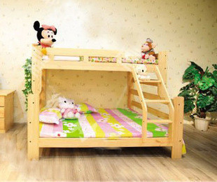 广州儿童床 高低床 松木床 实木床 儿童床 母子床 床 上下床H32
