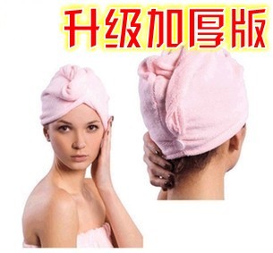 高档磨毛超细纤维快速干发帽超强吸水洗头包头发浴帽毛巾加大多色