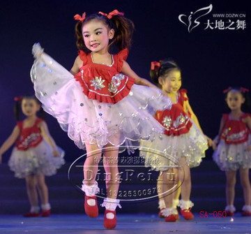 新款儿童表演服 中国娃儿童演出服 儿童演出服 中国娃舞台演出服