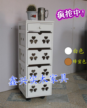 实木餐边柜 蔬菜储藏柜 碗筷柜 厨房柜收纳柜实木 出口现代 简约