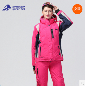 wd-608732新款滑雪服情侣女款夹克冬季防风防水保暖加厚