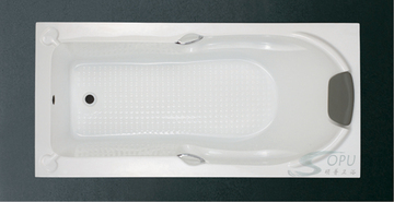 1.6米单人压克力普通浴缸亚克力单裙浴缸亚克力五件套浴缸