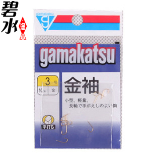 伽玛卡兹gamakatsu日本伽马卡兹 金袖鱼钩进口 带倒刺批发 鱼钩