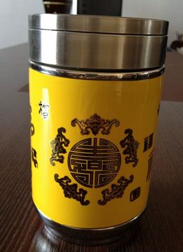 不锈钢茶叶罐茶叶桶储物罐密封罐大号茶罐铁罐大铁盒欢迎来样订做