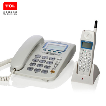 TCL 16A 无绳电话 子母机 来电报号 来电显示 电话机 家用 包邮