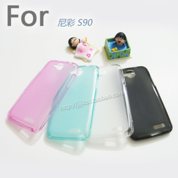尼彩s90手机套 尼采S90手机壳 保护壳保护套 磨砂透明壳