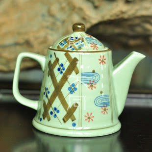 饮不同日本陶瓷茶器日式和风传统茶具茶壶手绘樱花特价送过滤网