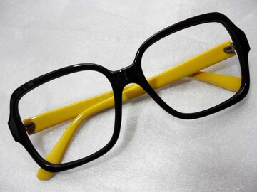 潮流大框男女无镜片眼镜框架非主流韩版派对个性装饰品黑白色眼睛