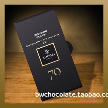 超低价包邮 意大利Amedei托斯卡纳toscany70%黑巧克力 09金奖